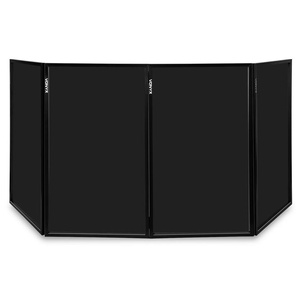 Vonyx DB2 Foldable Dj Screen Pannello Schermo x illuminazione banco Dj, Nero