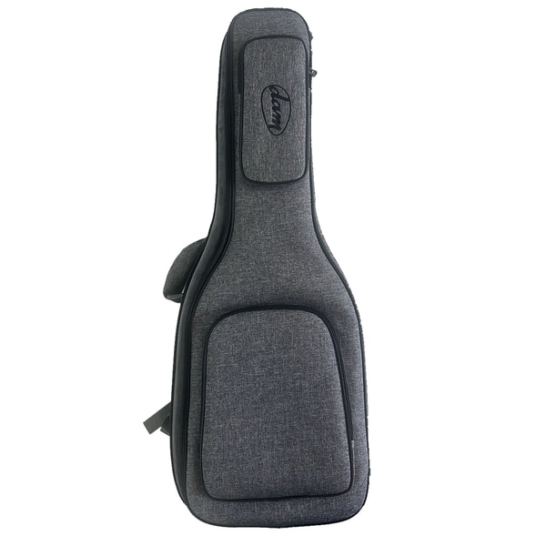 Dam DBE20 Borsa rifinita x chitarra elettrica imbottitura 20mm tessuto grigio