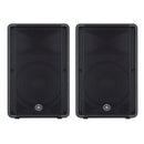 Yamaha DBR15 Coppia Diffusore attivo da 15" e 1000w di picco e SPL 132db, Nero - GlobalNet Shop