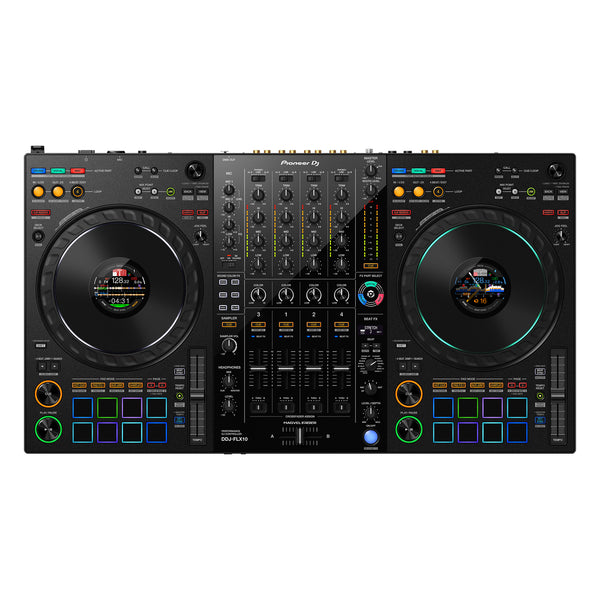 Pioneer Dj DDJ-FLX10 Controller Console DJ a 4 canali x rekordbox Serato DJ Pro