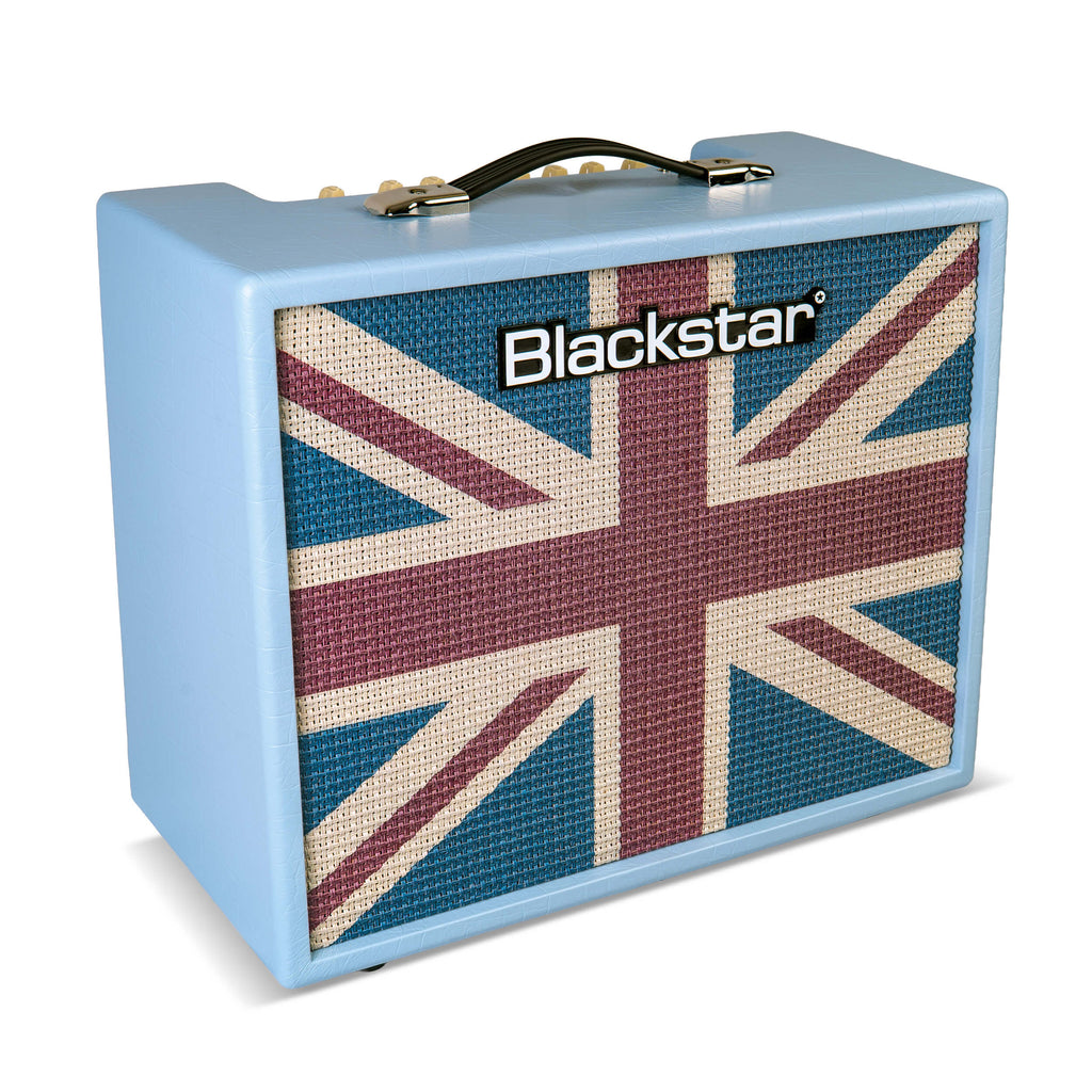 Blackstar DEBUT-50R BABY BLUE UNION FLAG: Amplificatore Chitarra 50w con EFX
