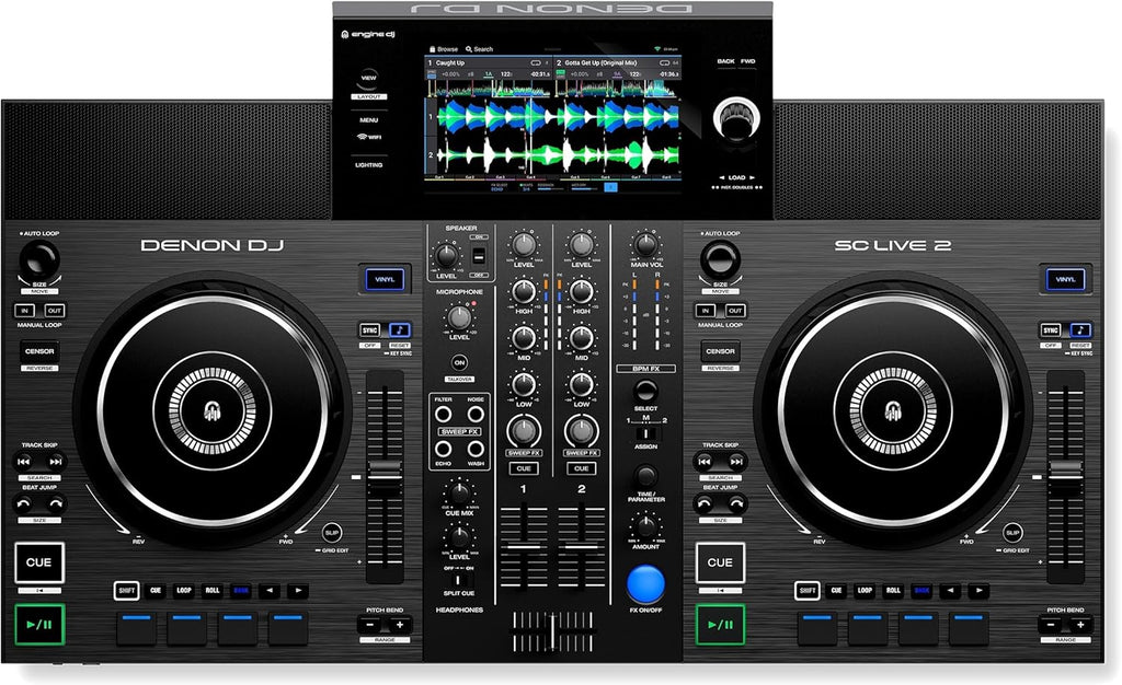 Denon Dj SC LIVE 2 Controller Dj 2Deck Disp.7" Monitor Integr. Router