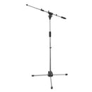 Proel DHPMS55 Asta Microfonica Pro a giraffa telescopica base tripoide, Cromato