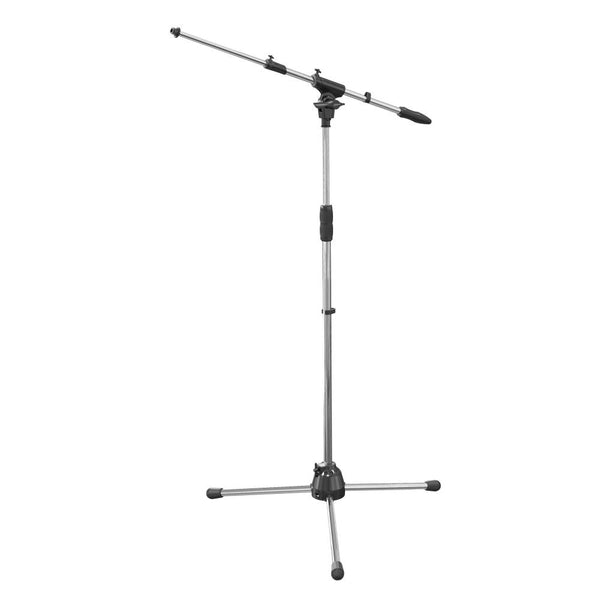 Proel DHPMS55 Asta Microfonica Pro a giraffa telescopica base tripoide, Cromato