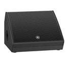 Yamaha DHR12M Monitor audio attivo da palco 12" 1000w di picco e SPL 129db, Nero