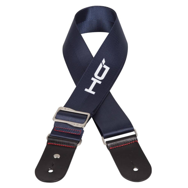 Proel DHSTRAP150BL Supreme Series Tracolla regol. terminali Vera Pelle Ita, Blu