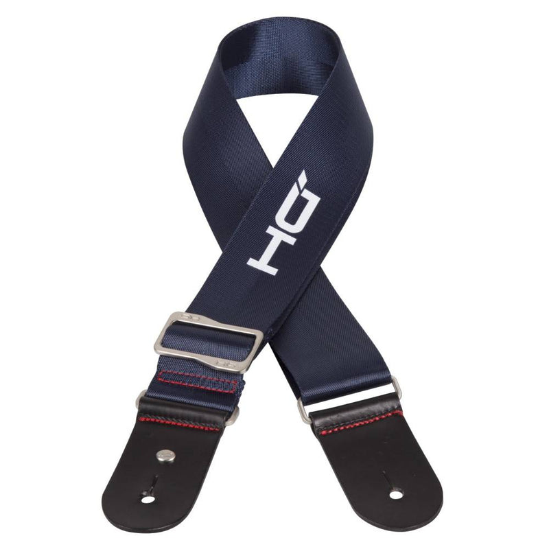 Proel DHSTRAP150BL Supreme Series Tracolla regol. terminali Vera Pelle Ita, Blu