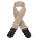 Proel DHSTRAP250TW Supreme Series Tracolla reg. cotone term. Vera Pelle Beige