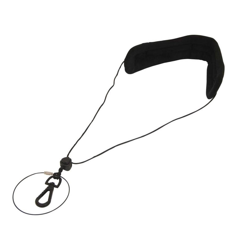 Proel DHSTRAP810 Tracolla x Sax morbido velluto imbottito gancio in metallo Nero