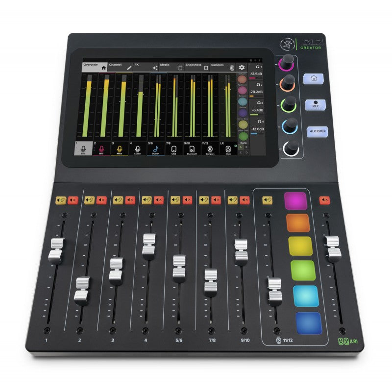 Mackie DLZ CREATOR Mixer digitale Pro x podcasting e streaming, adattivo, Nero