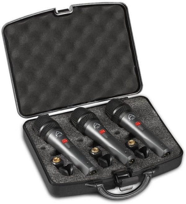 Wharfedale DM5.0s 3 PACK 3 Mic dinamico cablato interr. On/Off x voce + supporto
