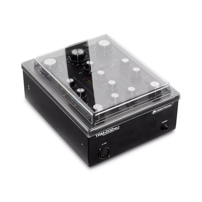 Decksaver OMNITRONIC TRM-202 COVER di protezione trasparente per mixer rotativo