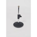 Proel DST105BK Supporto da tavolo per microfono Nero Opaco con Asta Cromata