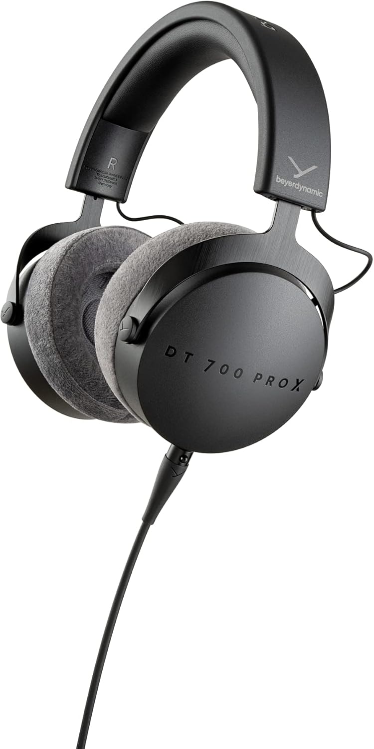 Beyerdynamic DT 700 PRO X Cuffia audio Pro cablata chiusa a 48 ohm, Nero