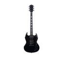 Eko DV-300 BLACK Chitarra Elettrica serie a 22 Tasti con due pickup Humbucker