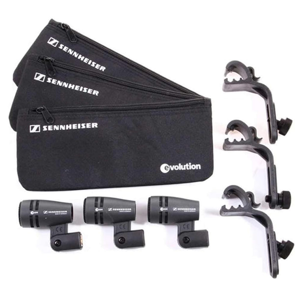 Sennheiser E604 KIT3 Microfoni Pro cablato dinamico x batteria e percussioni