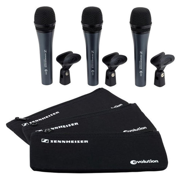 Sennheiser E835 Pack3 Microfono Pro dinamico, cablato per voce, parlato e live
