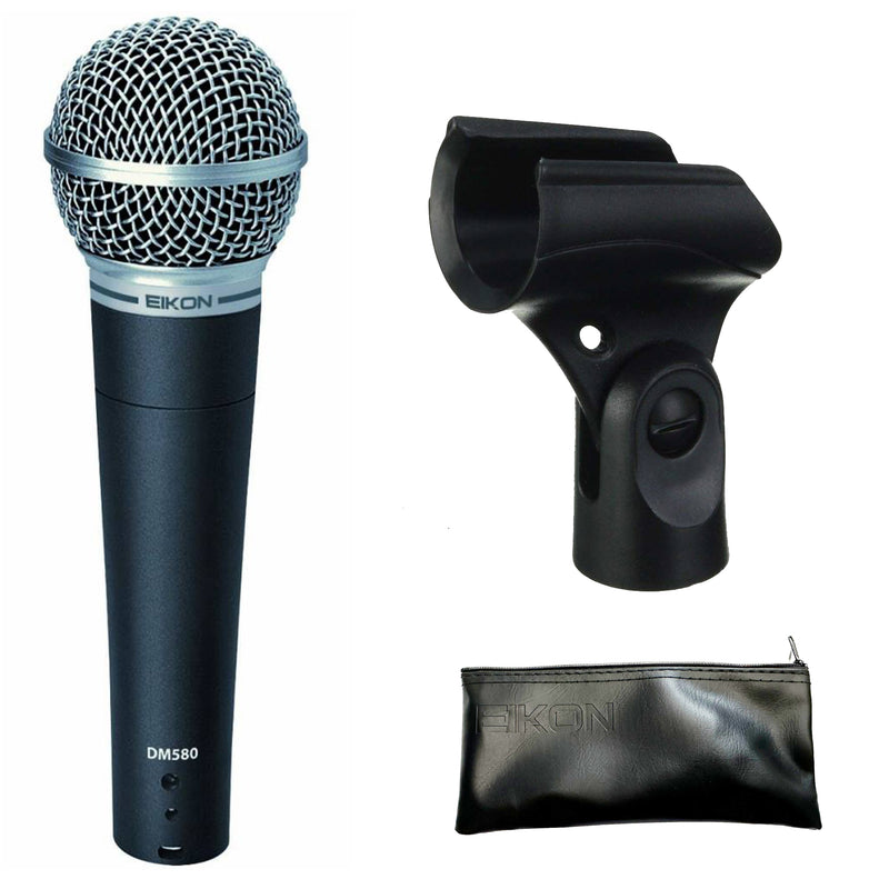 Proel EIKON DM580 Microfono dinamico cardioide, cablato, adatto per voce, canto