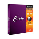 Elixir 16052 Nanoweb Light A. P. Bronze Set 6 Corde x Chitarra Acustica 012-053
