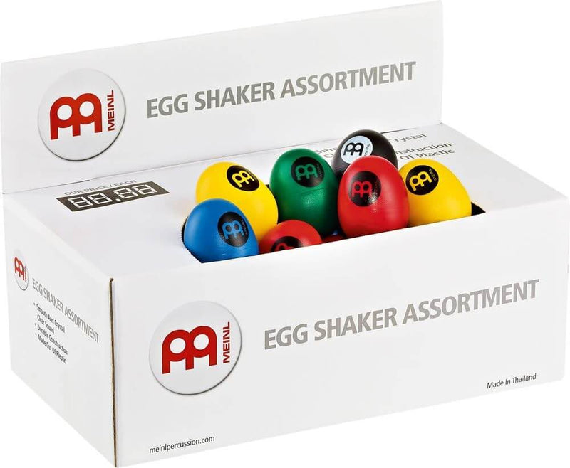 Meinl EGG SHAKER ASSORTMENT 60 Ovetti dal suono morbido in plastica, multicolor