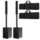 RCF EVOX J9 Coppia Sistema Pro Array Attivo a Colonna Portatile 3Vie 2100w Nero - GlobalNet Shop