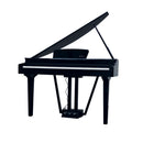 Echord GP10B BLACK Pianoforte Digitale a codino 88T Pesati HAG + Suoni+EFX, Nero