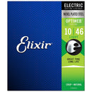 Elixir 19052 Electric Nickel Plated OPTIWEB 6 Corde x Chitarra Elettrica 010-046