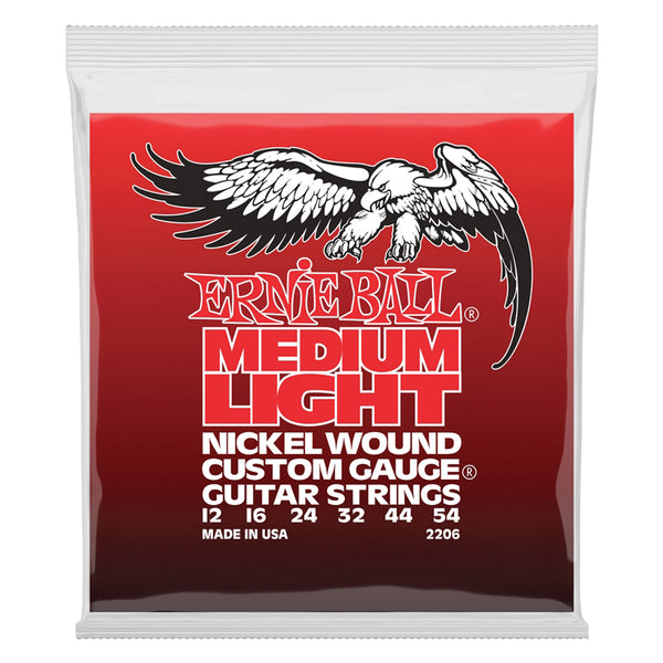 Ernie Ball 2206 Nickel Wound Custom Medium Light Slinky Corde chitarra Elettrica