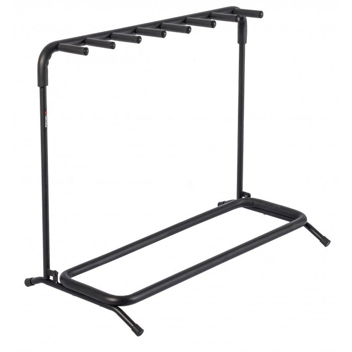 Supporto Per Chitarra E Bassi Da 9 Posti, Pieghevole E Regolabile, Per Acustica, Elettrica E Basso, Colore Nero