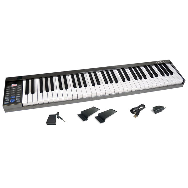 Farfisa FK 610 Tastiera Portatile 61 Touch Sensitive modalità Dual keyboard Nero