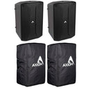 Axiom FL120A Coppia Diffusore Pro 12" 2Vie 1200W RMS + COVERFL120 Coppia Cover