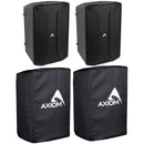 Axiom FL80A Coppia Diffusore Audio Pro 8" 2Vie 300W RMS + COVERFL80 Coppia Cover