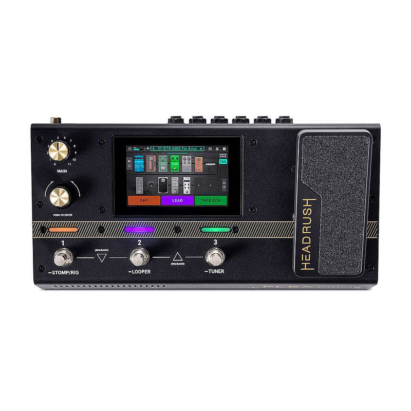 HEADRUSH FLEX PRIME Pedale All-In-One Pro ampia libreria EFX x chitarra amplif.