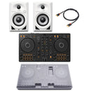 Pioneer Dj DDJ-FLX4 Controller + Casse DM-40D-WHT + DECKSAVER DSPC DDJFLX4 + Cavo