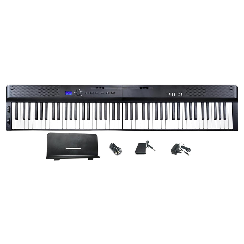 Farfisa FP 100 Tastiera Portatile Pieghevole 88T touch sensitive, Rec