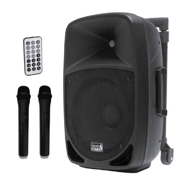 Italian Stage IS FR15AWV2 Sistema Trolley Amplificato a batteria usb e bluetooth