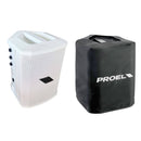 Proel FREEONEX-WH Sistema audio batteria bluetooth 400wBianco+COVERFREEONEX Nero