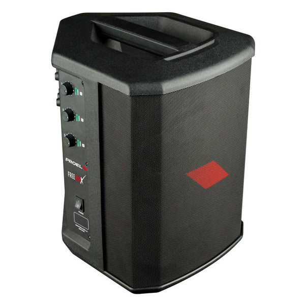 Proel FREEONEX Sistema audio portatile a batteria con bluetooth 200w picco, Nero