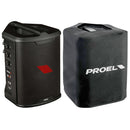 Proel FREETWOX Sist. a batteria USB PLAYER BT. ST 400w Picco Nero +COVERFREEONEX