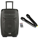 Italian Stage IS FRX14AW Trolley Cassa Attiva a batteria 200w+ BT+2Mic Wireless