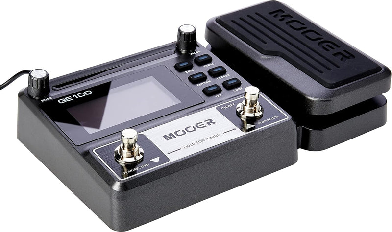 Mooer GE100 Pedaliera Processore MultiFX per chitarra con ampio display LCD