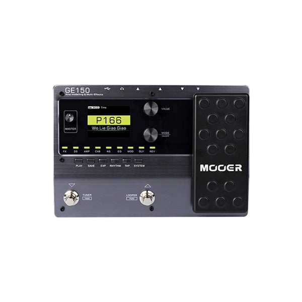 Mooer GE150 Pedale multieffetto 55 modelli Amp + 151 EFX diversi + espressione