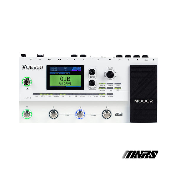 Mooer GE250 Pedaliera multieffetto 70 modelli Amp Dig. oltre 180 effetti diversi