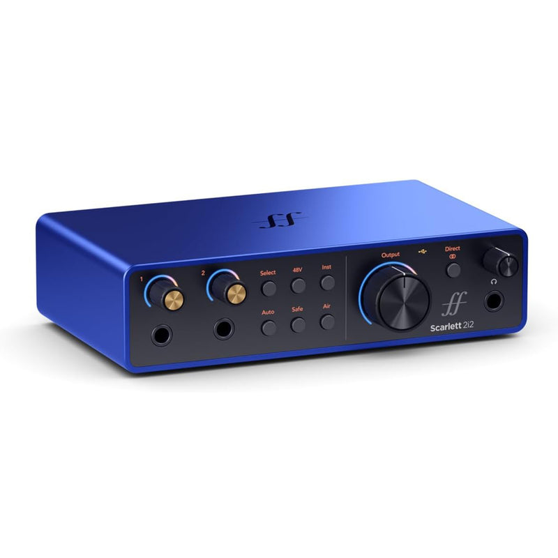 Focusrite Scarlett 2i2 4Gen Anniversary Edit. Interfaccia audio USB Profess. Blu