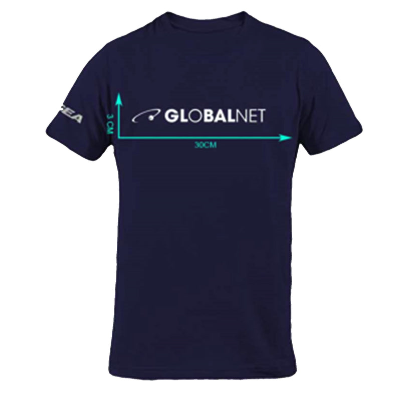 Global Net GLN T-SHIRT 2025 T-Shirt taglia S Girocollo con logo, Blue