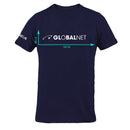 Global Net GLN T-SHIRT 2025 T-Shirt taglia M Girocollo con logo, Blue