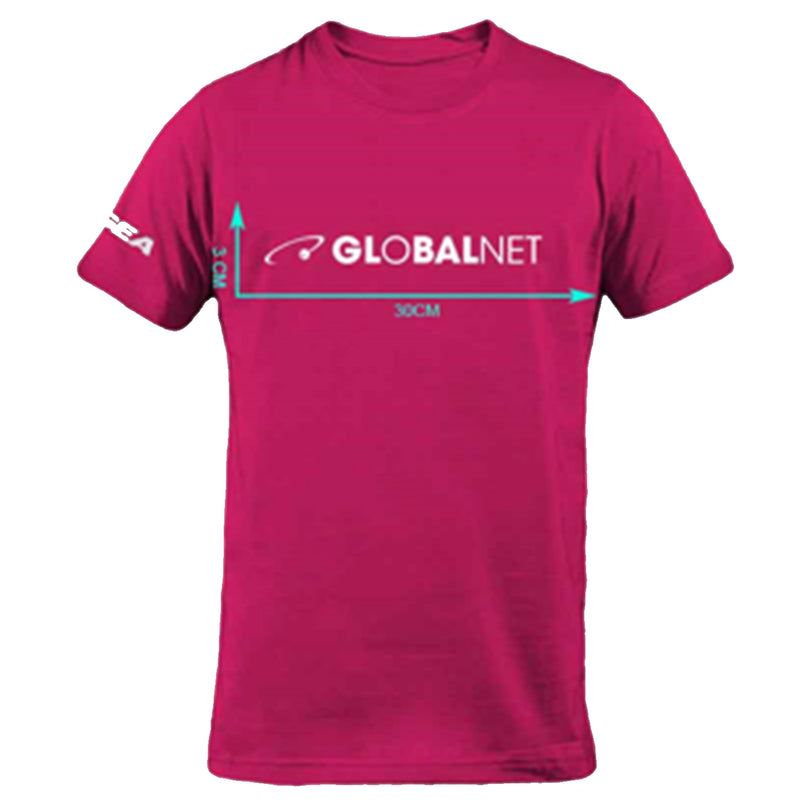 Global Net GLN T-SHIRT 2025 T-Shirt taglia L Girocollo con logo, Fuxia