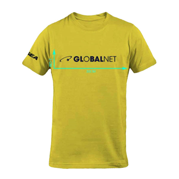 » Global Net GLN T-SHIRT 2025 T-Shirt taglia L Girocollo con logo, Giallo (100% off)