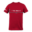 » Global Net GLN T-SHIRT 2025 T-Shirt taglia XL Girocollo con logo, Rosso (100% off)