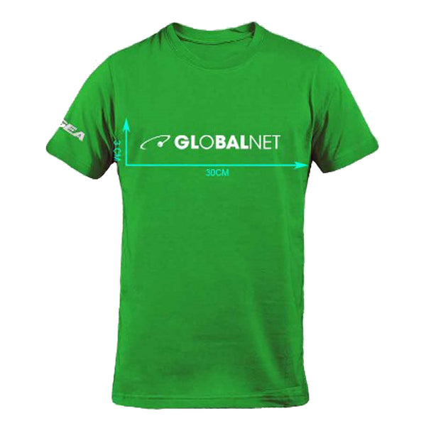 Global Net GLN T-SHIRT 2025 T-Shirt taglia M Girocollo con logo, Verde